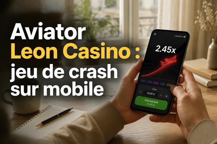 Aviator Leon Casino: L'adrénaline du jeu de crash sur mobile