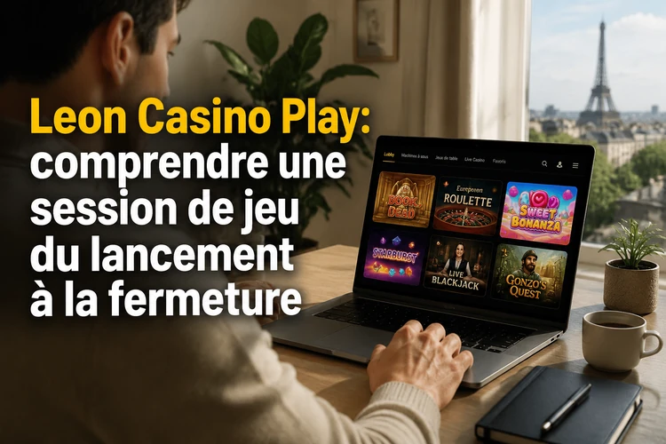 Leon Casino Play: comprendre une session de jeu du lancement à la fermeture